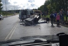 В Кирово-Чепецке перевернулся «Опель»: пострадал 1,5-месячный ребенок