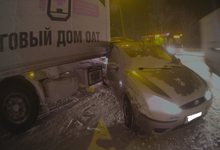 На Потребкооперации водитель «Форда» протаранил «Сканию»