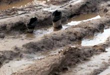 Вятское бездорожье: «грунтовки» превратились в грязевое месиво