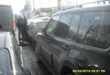 На перекрестке улиц Производственная и Щорса произошло тройное ДТП