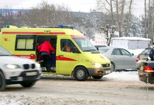 Авария у Цирка: на место выехала «скорая»