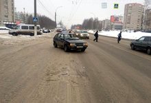 На Московской автоледи за рулем «девятки» зацепила пешехода