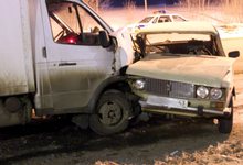 На трассе «Вятка» столкнулись «шестерка» и «Газель»