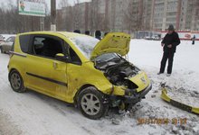 В результате столкновения двух легковушек на Московской пострадал ребенок