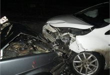 В Кирово-Чепецком районе дорогу не поделили 3 автомобиля