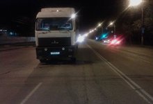 Грузовик сбил человека на Московской