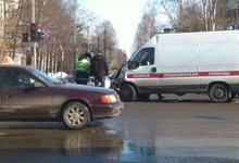 В Кирове машина «Скорой помощи» попала в ДТП