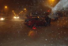 На Луганской на «встречке» столкнулись «Нива-Шевроле» и «Хендай»