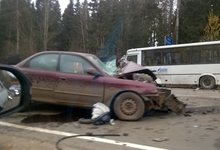 Появилось видео с места аварии на развязке у Радужного