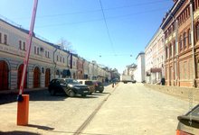 Пешеходная зона на Спасской стала проезжей