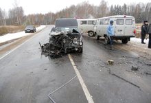 На трассе Киров-Яранск при  столкновении катафалка и «семерки» погиб человек