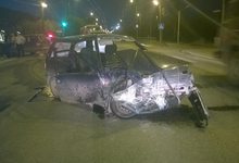 Пьяный водитель «Оки» устроил ДТП на Луганской