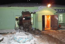 В Даровском районе трактор въехал в продуктовый магазин