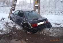 На Слободском тракте столкнулись «Ауди» и «Форд»: один пострадавший