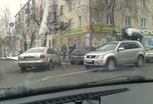 На Октябрьском проспекте столкнулись «Опель» и «Ауди»