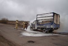 В Яранском районе сгорела "Газель"