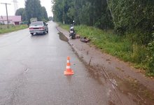 В Оричах мотоциклист-бесправник сбил 6-летнего велосипедиста