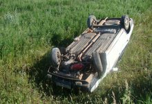 В Малмыжском районе перевернулся ВАЗ