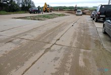 Строительство временной дороги к Урванцево завершено
