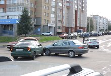 Авария на перекрестке Октябрьского проспекта и улицы Некрасова