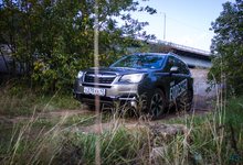 Subaru Forester прошел боевое крещение на бездорожье у нового моста