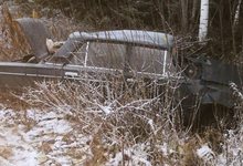 В Подосиновском районе бесправник на «шестерке» улетел в кювет и погиб