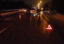 Крупная авария с 3 автомобилями и сбитым пешеходом произошла в Кирово-Чепецком районе