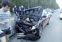 Появилось видео с места ДТП на улице Ленина 