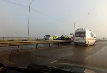 7 ДТП произошло на Новом мосту за сегодняшний день