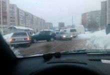 Небольшая авария блокировала движение по Московской