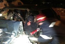 Водитель на «99» врезался в Logan на дамбе Макарья